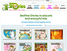 Tablet Screenshot of freestoriesforkids.com